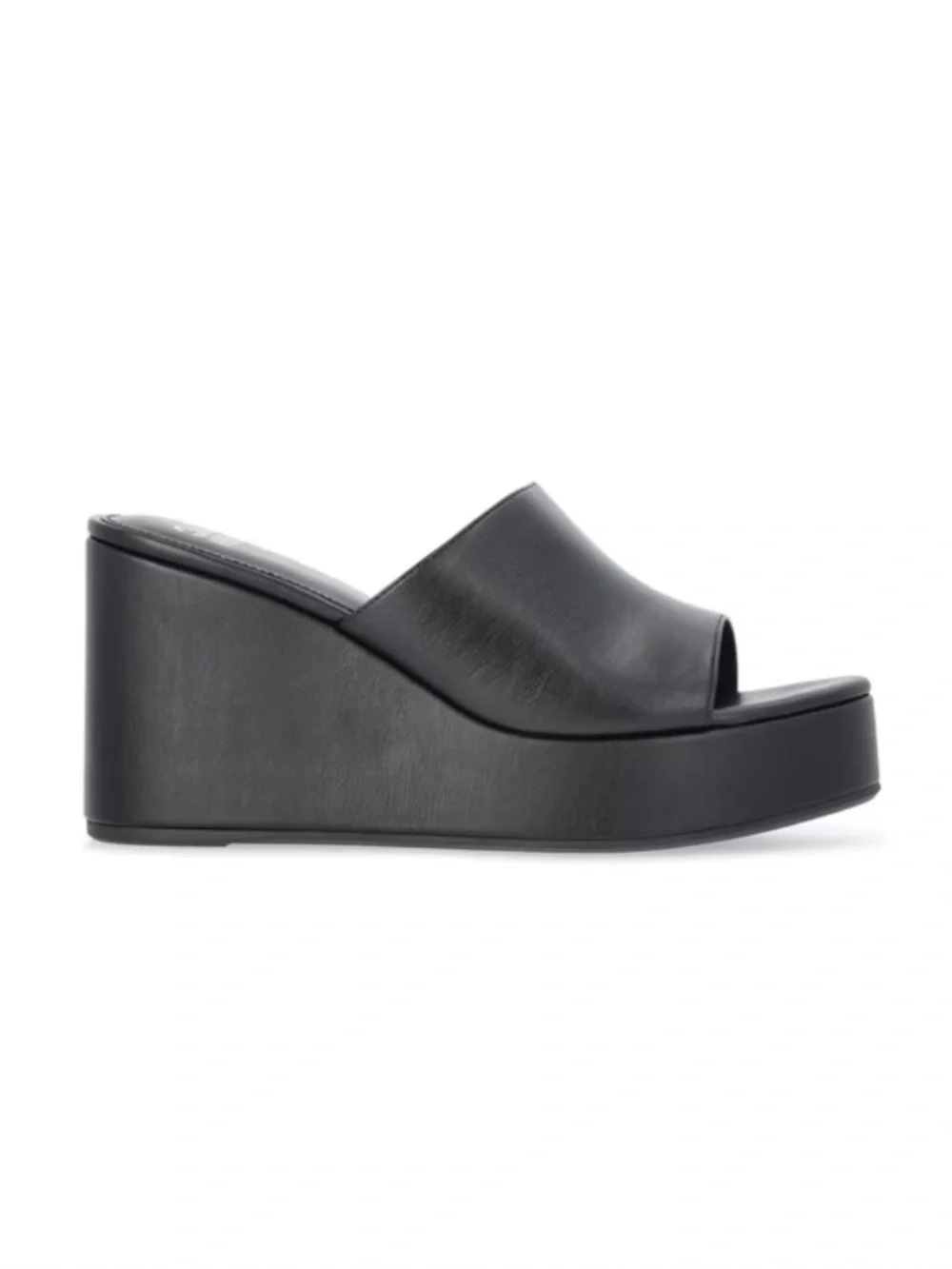 Madden NYC Women's Black Boho Wedge Sandal